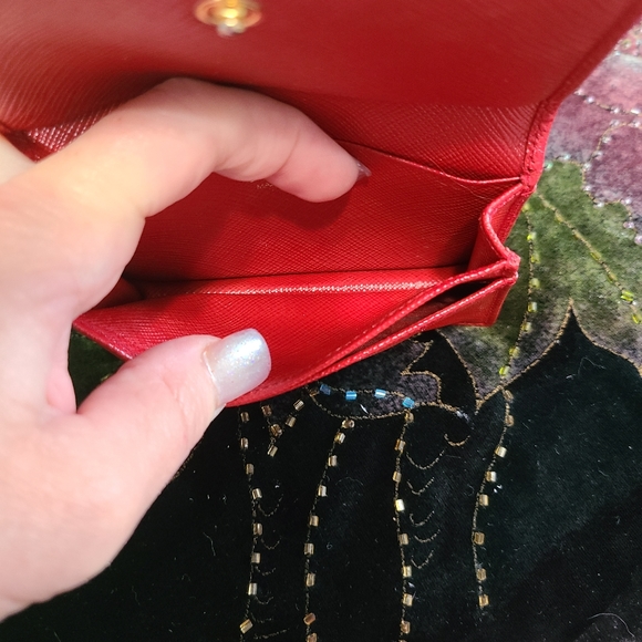 Prada Fiocco Saffiano Card Wallet - Picture 10 of 12